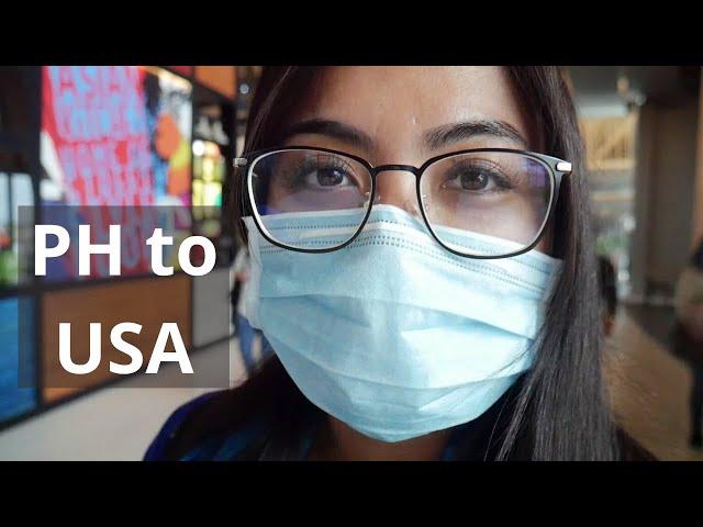 My 90 Day Fiancée Visa Journey: Philippines to USA Flight | Coronavirus Pandemic 2020