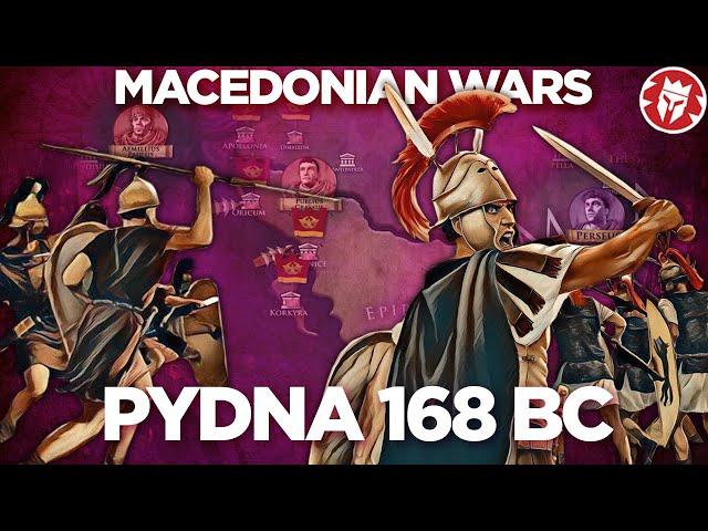 Battle of Pydna 168 BC - Macedonian Wars DOCUMENTARY