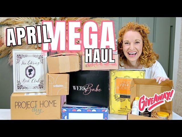 Monthly Subscription Boxes - April 2023 | Mega Unboxing of Subscription Boxes