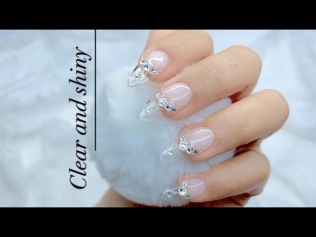 How to make TwinkleTwinkle and transparent nail extensions