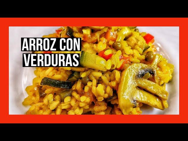 Como hacer ARROZ CON VERDURAS y champiñones