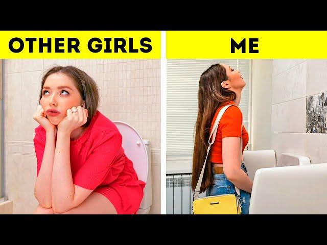 Funny Situations And Hacks For Everyday Life || TYPES OF GIRLS