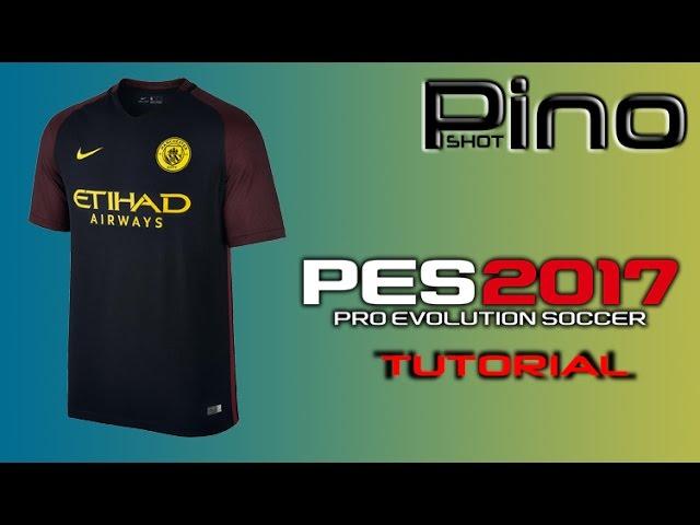 Manchester City Away Kit - PES 2017 Tutorial