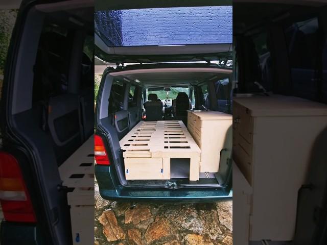 furgo camper mb vito desmontable camperizacion. com #coche #camper #camperizacion #kitcamper #mueble