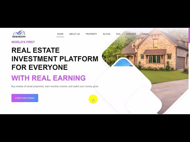 Set up a real estate investment website with Livechat & Email & sms Alert
