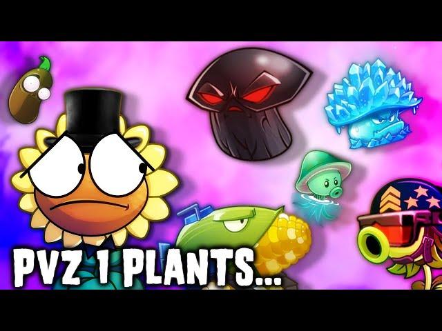 The Problems With Adding PVZ 1 Plants in PVZ 2...