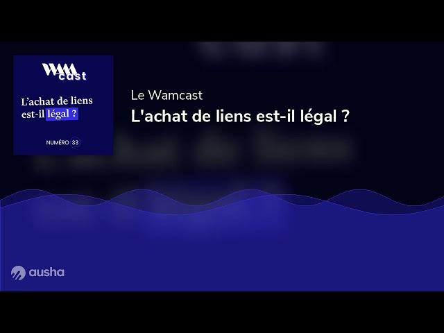 [WAMCAST #33] L'achat de liens est-il légal ?