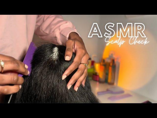 ASMR Scalp Check ‍️ | *subtle whispers*