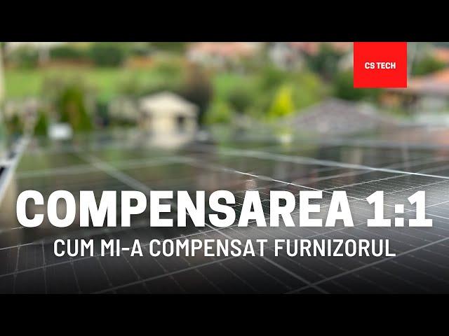 Cum se face compensarea 1:1 a energiei fotovoltaice produse și livrate în rețea?