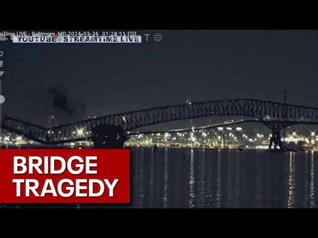 Francis Scott Key bridge collapse: Frame by frame