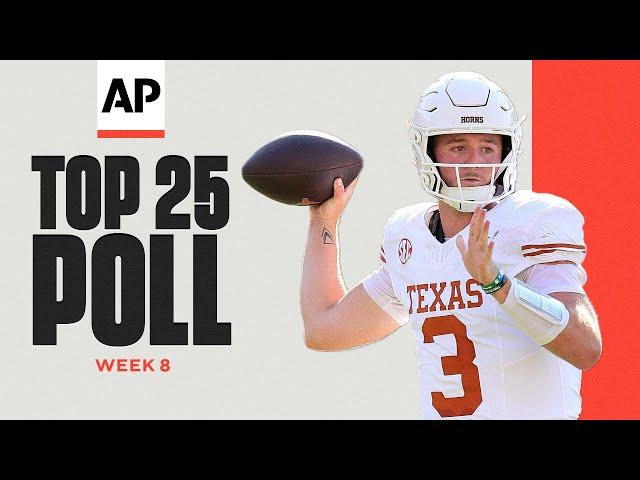 AP Top 25 Poll Released: Texas REMAINS at No. 1, Ohio State DROPS to No. 4 after loss to Oregon