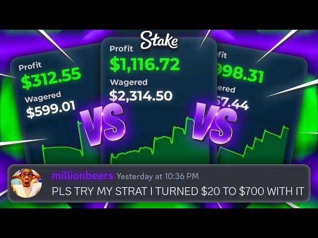 I RAN A STRATEGY TOURNAMENT ON STAKE AND MADE CRAZY PROFIT!