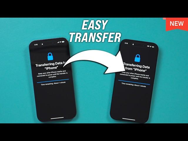 How to Transfer Everything from an Old iPhone to iPhone 15 and 15 Pro