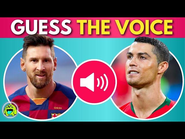 Guess The Football Player By Voice  ️️ Football Quiz