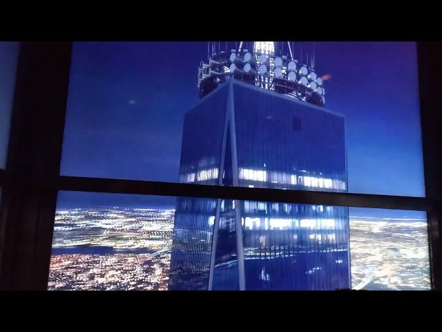 Elevators to the observation deck at the One World Trade Center