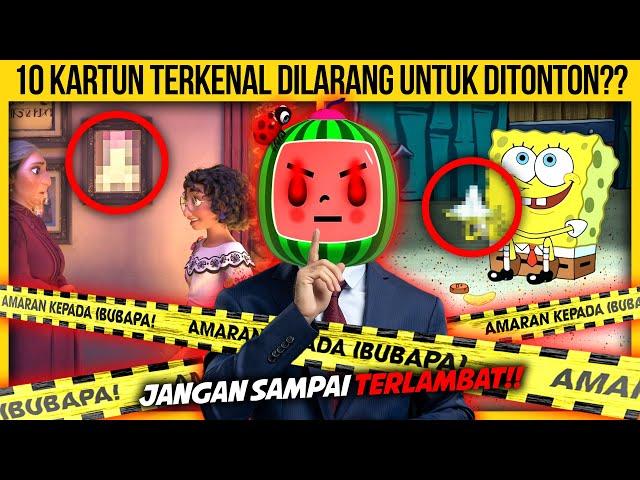 10 KARTUN TERKENAL KORANG DILARANG UNTUK DITONTON?