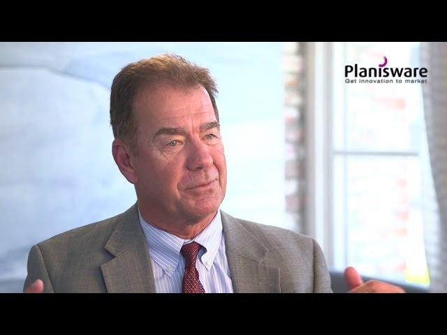 Why was Planisware selected to support the enterprise portfolio management process?