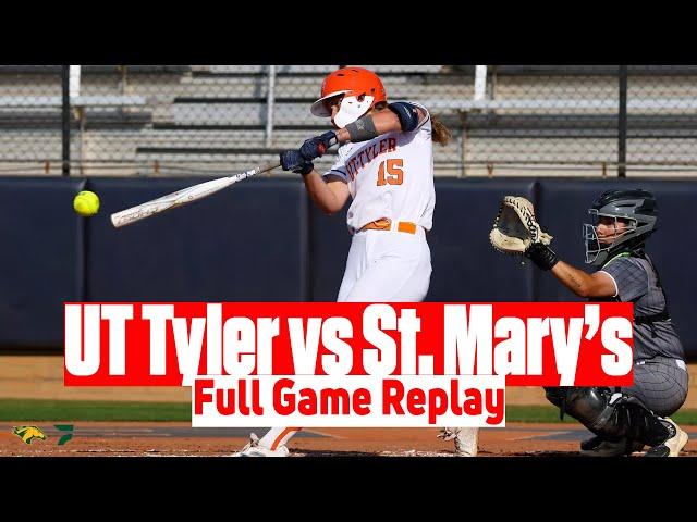 UT Tyler vs St. Mary's Softball Full Game Replay | 2025 LSC Softball