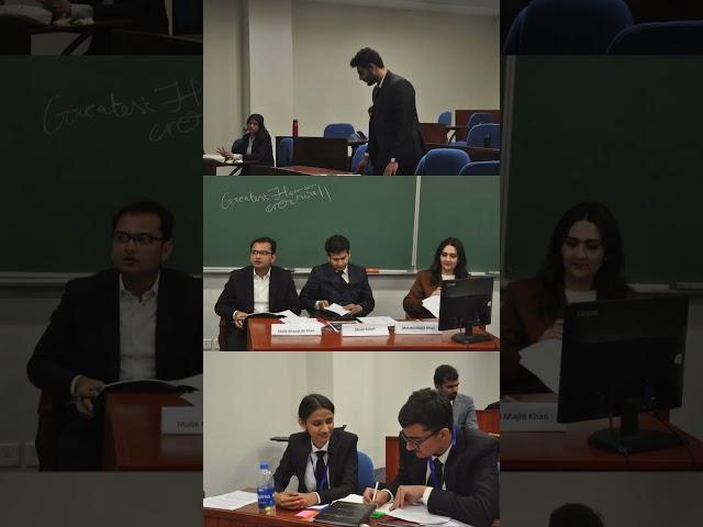 LUMS 8th international Moot Court Competition - Day 1 #lums #law #lawyers #session