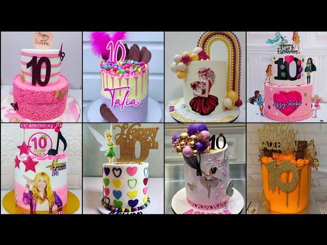 10th Birthday Cake Ideas For Girls/Happy Birthday Cake Design/Teenage Girls Birthday Cake Design