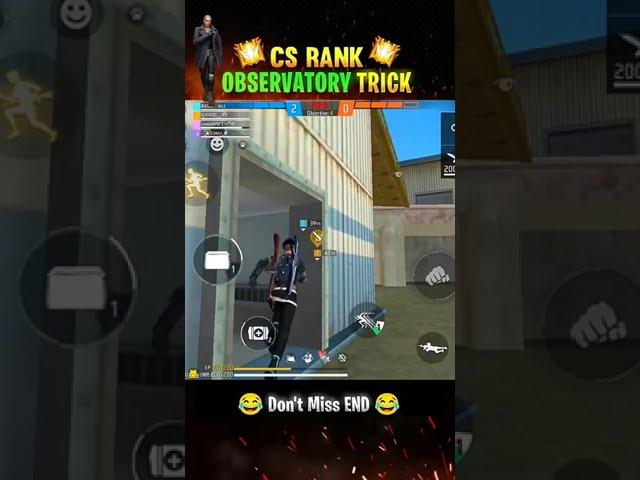 Secret Cs rank Observatory Trick  | Don't Miss end | cs rank tips and tricks Free Fire | #freefire