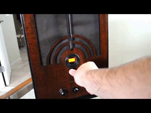 1934 Philco 60 MB Restored & Working Tombstone