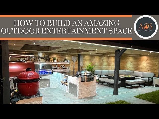 HOW TO BUILD AN OUTDOOR ENTERTAINMENT SPACE | NAPOLEON | EVO | KAMADO JOE | FONTANA