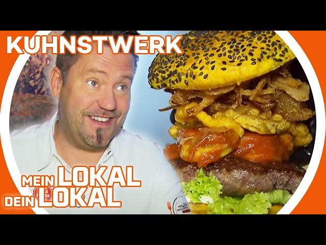 "WOW MEGA GEIL!" - Ist dieser Burger ein Ku(h)nstwerk? | 1/2 | Mein Lokal, Dein Lokal