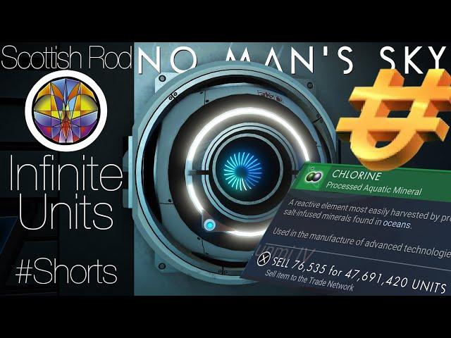 No Man's Sky  Infinite Units - Make Money Fast Early Game Chlorine Loop - NMS Scottish Rod #Shorts