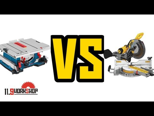 Table Saw VS Miter Saw | Gene Caralde 11.9 Workshop