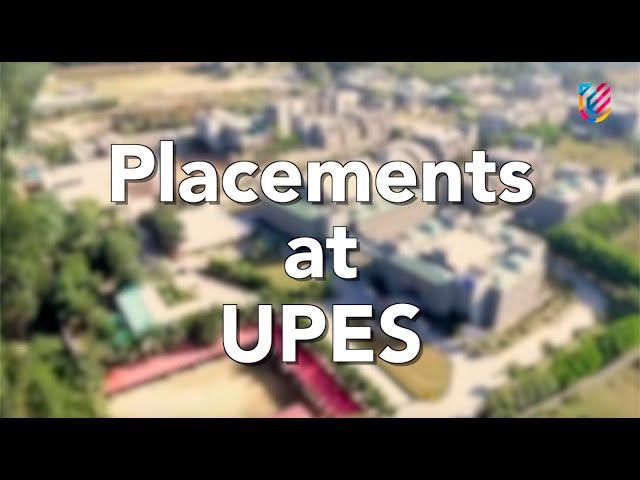 Placements at UPES | Students Speak