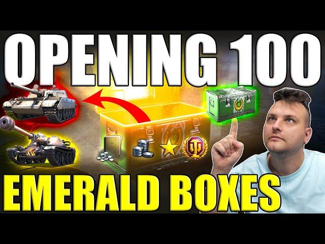 Opening 100 NEW Emerald Boxes in World of Tanks!