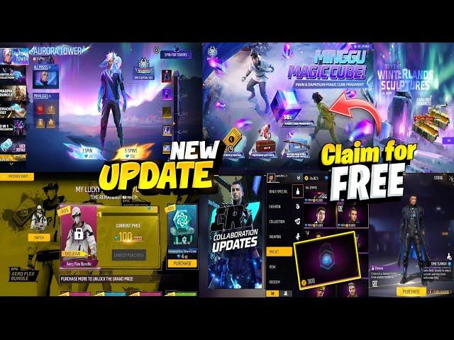 Mystery shop free fire | Free magic cube | Chrono event free fire | Aurora legendary token tower