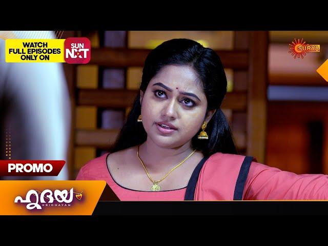 Hridhayam - Promo | 29 Dec 2024 | Surya TV Serial