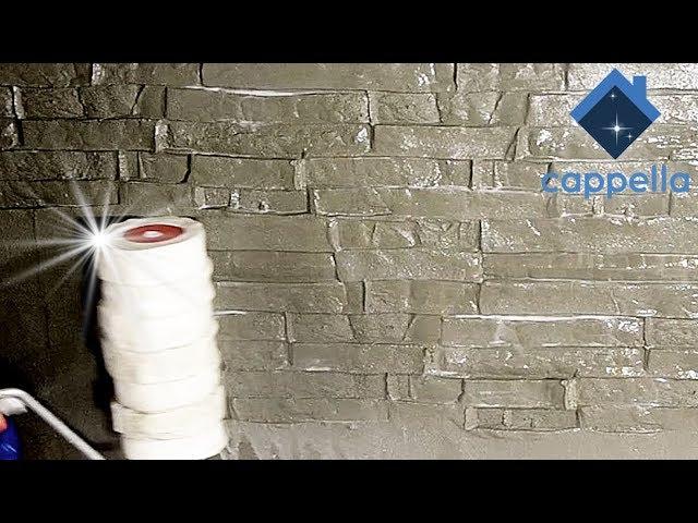 Валик Cappella под камень. Венецианский камень. Особый валик под заказ. Roller Venetian stone