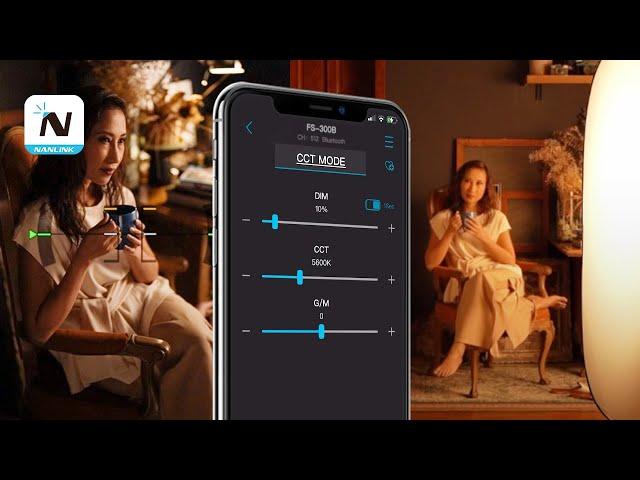 How to control NANLITE FS-300B through NANLINK App丨jiggiealejandrino