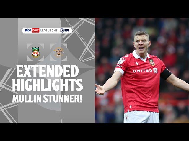 MULLIN STUNNER! | Wrexham v Blackpool extended highlights