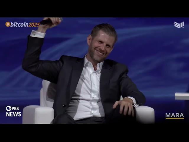 WATCH: Eric and Donald Trump Jr. interviewed at 2025 Bitcoin Conference