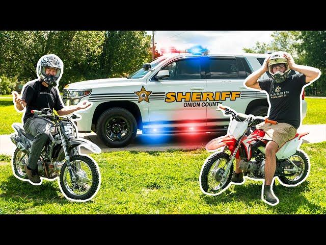 Angry Neighbor Calls COPS on DIRT BIKE RIDERS!