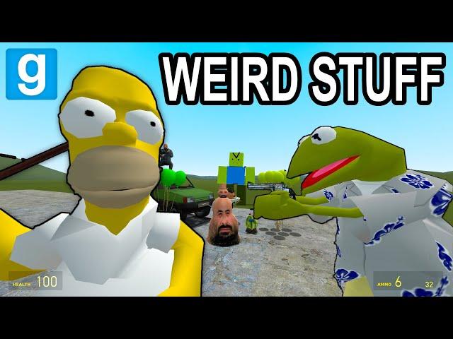 SPAWNING THE WEIRDEST STUFF IN GMOD! - Garry's mod Sandbox