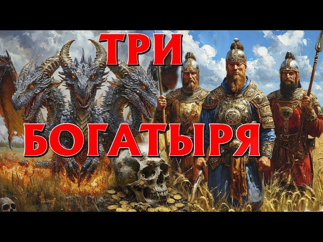 ЖУТКАЯ ПРАВДА О ТРЁХ БОГАТЫРЯХ.НЕ ДЕТСКАЯ ВЕРСИЯ.Страшные истории на ночь. Страшилки на ночь. Ужасы.