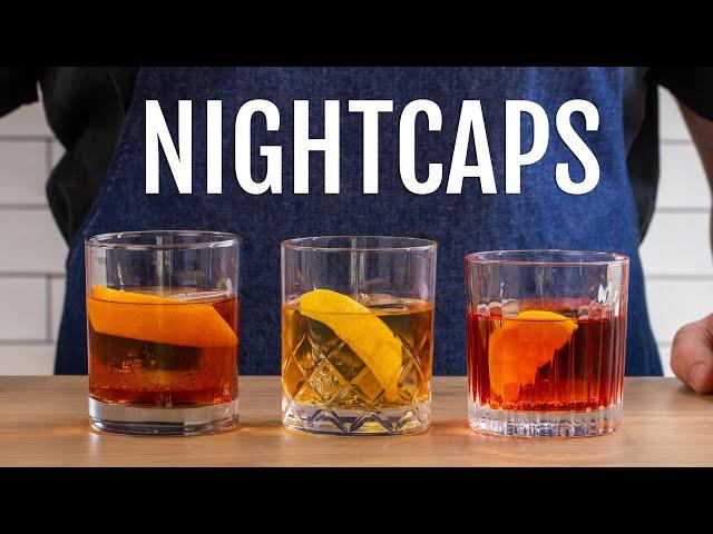 3 Quick & Easy Nightcap Cocktails