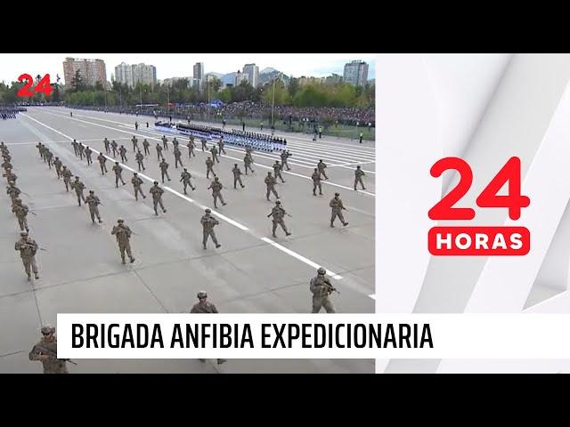 Brigada Anfibia Expedicionaria de la Armada de Chile se hizo presente en la Parada Militar