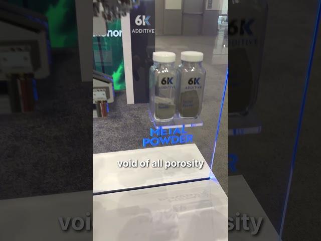 Recycling Metal for 3D Printing Innovation (6K Additive) #3dprinting #manufacturinginnovation #imts