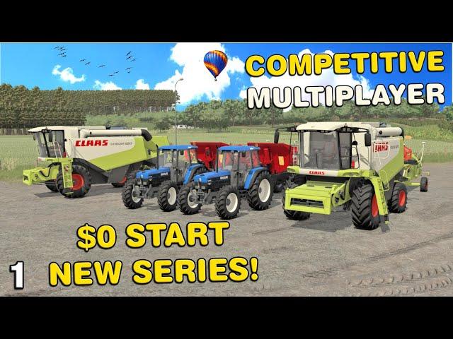 STARTING WITH $0 IN NORTHERN IRELAND Competitive Multiplayer Ladyhill FS25 Ep1