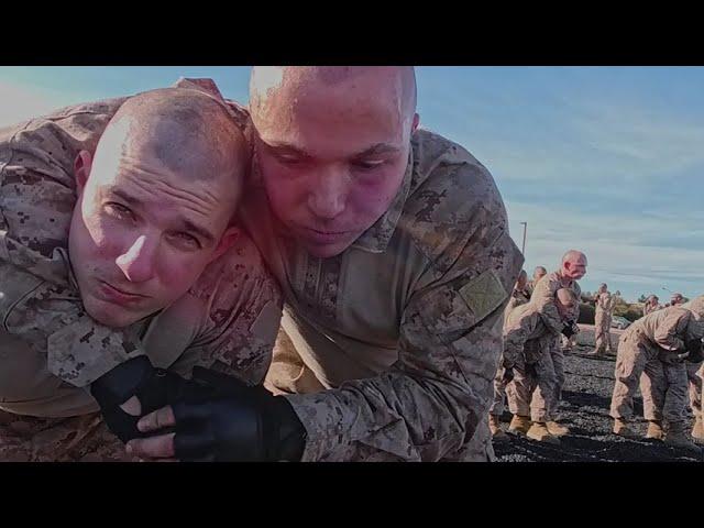 Marine Corps Martial Arts Test - Echo Company - MCRD San Diego - USMC Boot Camp - MCMAP