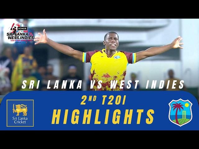 2nd T20I | Highlights | West Indies Tour Of Sri Lanka | 15th October 2024