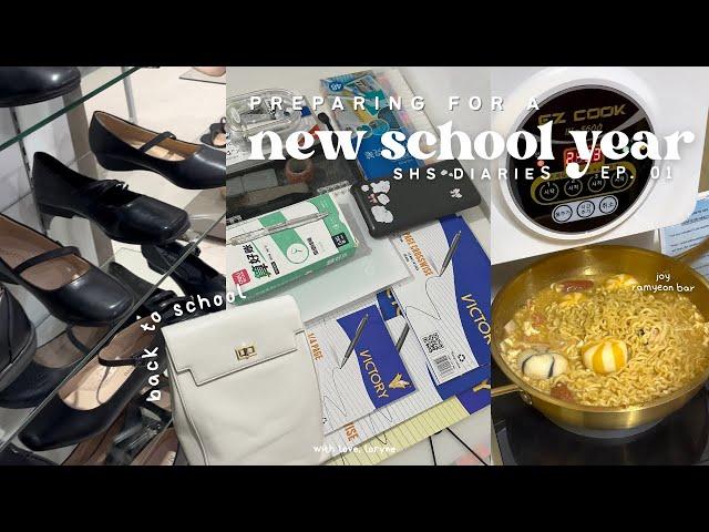 preparing for a new school year!  back to school haul & whats in my bag | shs diaries