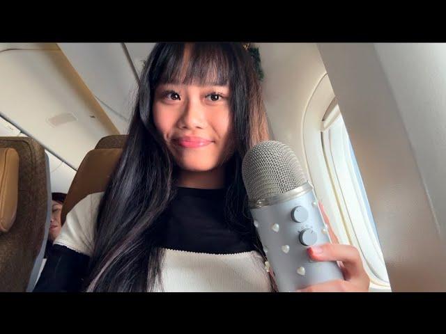 public ASMR in an airplane ༄˖°.️.ೃ࿔*:･