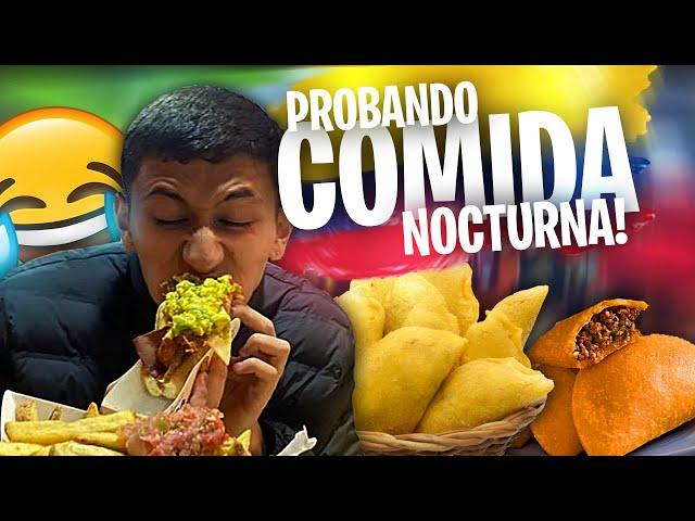 Probando Comida NOCTURNA en Bogotá Colombia / Es Buena?